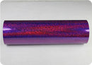 19.29inch Width PET Laser Heat Transfer Vinyl Purple CDH-04 1Yard