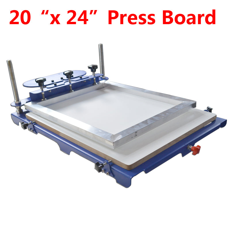 20 "x 24" 1 couleur sérigraphie presse imprimante plateau surdimensionné Machine presse conseil 
