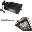 Machine d'impression d'écran multicolore 110V 1600W Équipement d'impression d'écran de dessiccateur universel