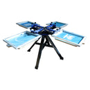 4 couleurs 4 stations sérigraphie presse Machine écran imprimante robuste bricolage 