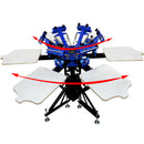 Écran de machine d'impression d'écran de station de la couleur 6 6 et presse rotative d'impression d'écran de plateau 