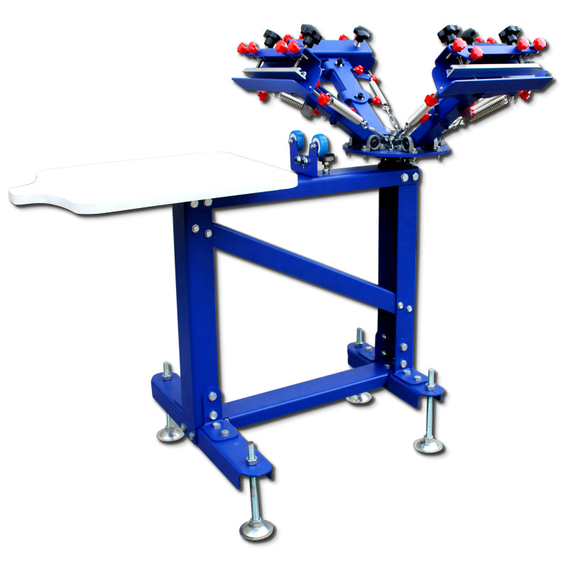 4 Color 1 Station Screen Printing Machine