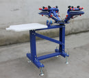 4 Color 1 Station Screen Printing Machine