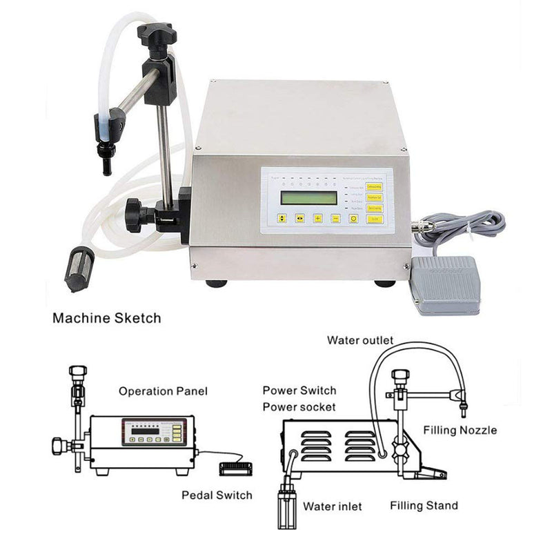 110V Liquid Filling Machine Magnetic Pump