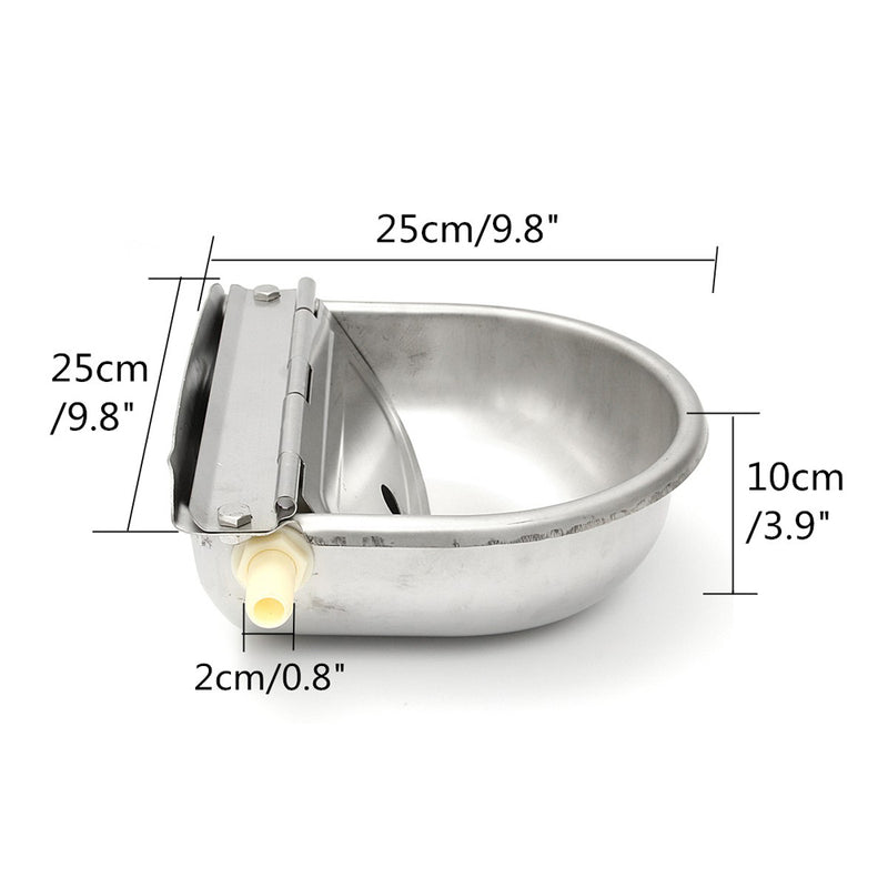 Automatic Water Trough Stainless Bowl