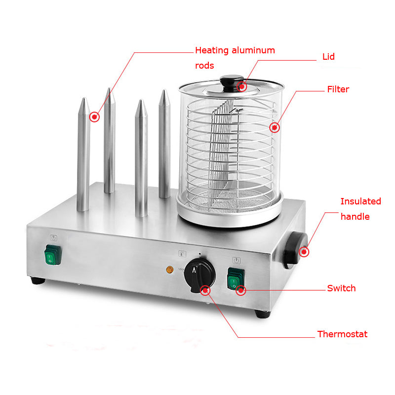 110V Hot Dog Display Warmer