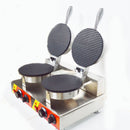 Machine à cône de gaufre à crème glacée (double tête) 