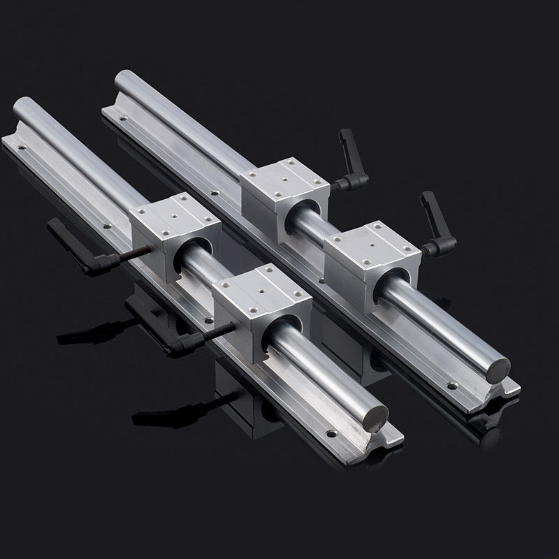 SBR16 1000MM a pris en charge la tige d'arbre de rail linéaire avec 4 pièces SBR16UU