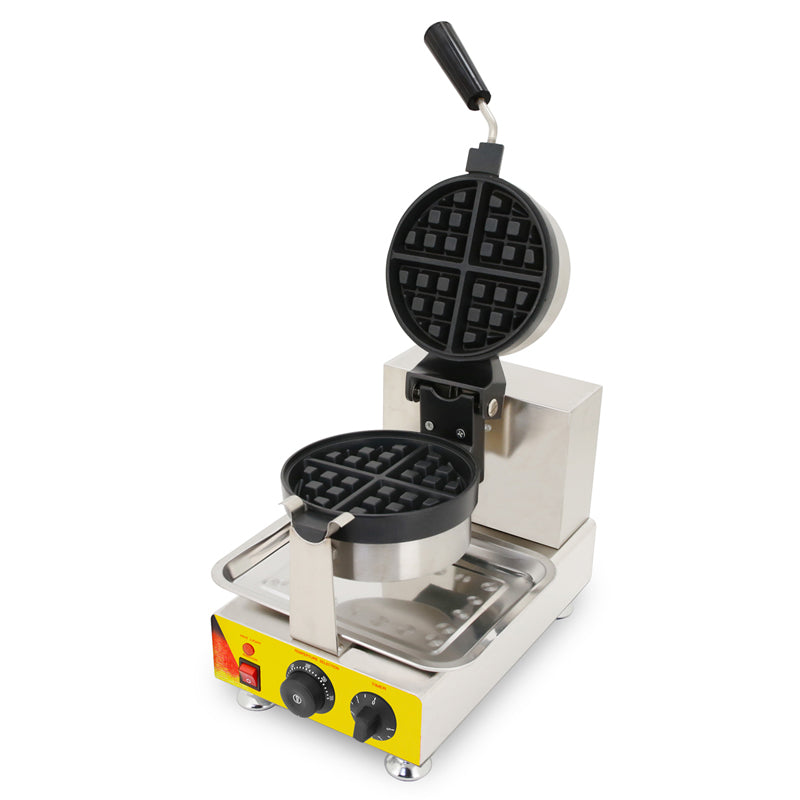 110V Single Rotary Waffle Maker