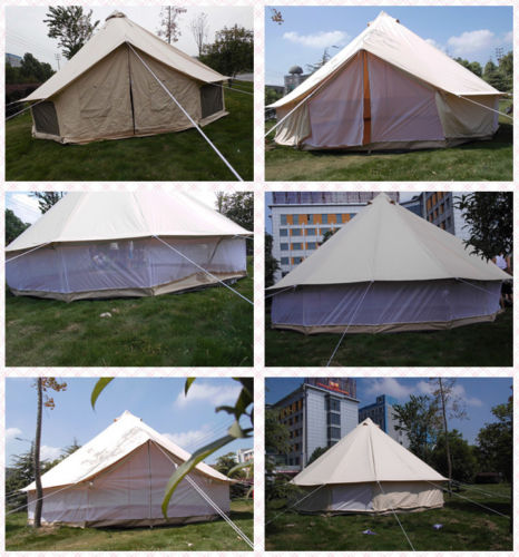 3m Canvas Camping Bell Tent