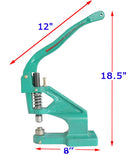 Kit de machine à œillets manuel en métal Presse à œillets Kit d'alimentation à 3 matrices 