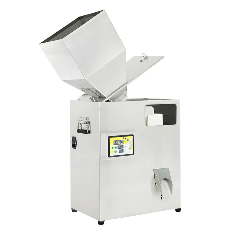 Machine de remplissage de poudre 10-500g Machine de remplissage automatique de particules de remplissage de poudre pour graines cacahuètes noix de cajou poudre de thé de soja 