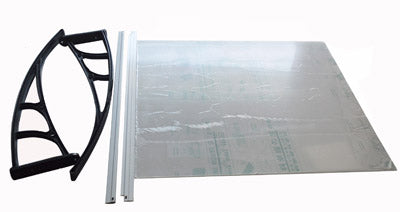 30"*40" Polycarbonate PC Auvent Protection UV Patio Canopy pour fenêtre et porte 