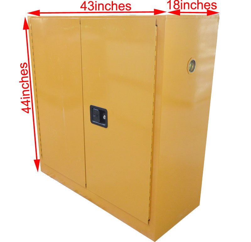 99 Gallon Safety Fireproof Chemicals Storage Cabinet