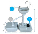 Support de lavabo extérieur pour évier de camping portable 