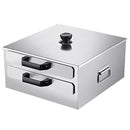 Machine à rouleaux de nouilles de riz pour cuiseur à vapeur en acier inoxydable à 2 couches 