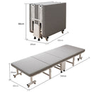 Portable Folding Bed Frame Linen sponge mattress