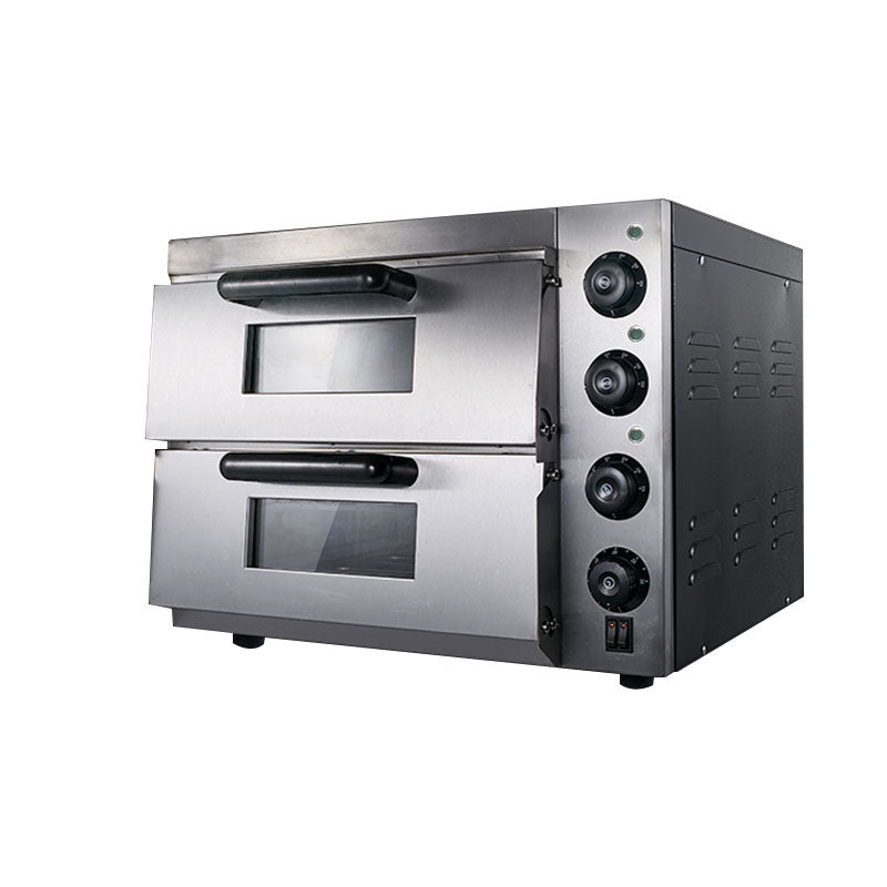 110V Commercial Double-decker Pizza Electric Oven