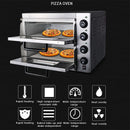 110V Commercial Double-decker Pizza Electric Oven