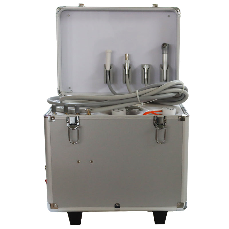 Instrument de traitement dentaire portable avec tirants et équipement dentaire de type levier de roulette adapté aux hôpitaux et cliniques privées