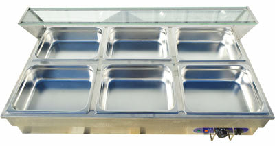 110V Bain-Marie Buffet Food Warmer