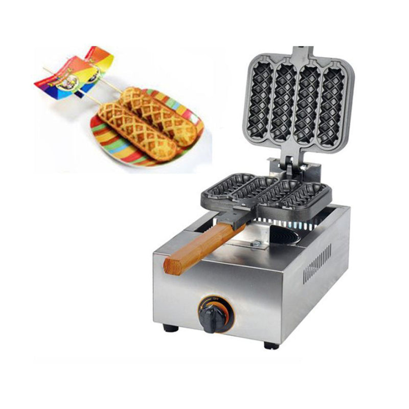 Machine de cuisson de gaufrier 4pcs / time Appareil de cuisine Cuisson commerciale 