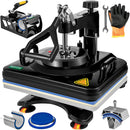 Imprimante de tasse de T-Shirt de Sublimation de transfert numérique de Machine de presse à chaud professionnelle multifonctionnelle améliorée 5in1 