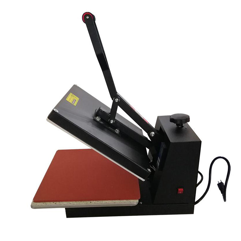 Transfert manuel de sublimation de presse de t-shirt de machine de presse à chaud plate de 15 "x 15" 