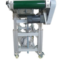 Bande transporteuse inclinée 59 "* 11.8" 120W vitesse et hauteur réglables en alliage d'aluminium ceinture PVC antistatique 110V bande transporteuse grimpante