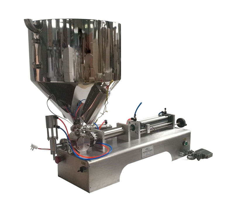 Tête simple de machine de remplissage de chauffage liquide de pâte de 110V 100-1000ml 
