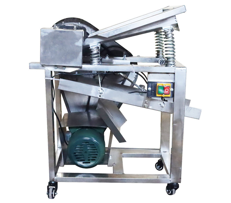 Pea peeling machine