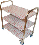 3-Shelf Stainless Steel Utility Cart