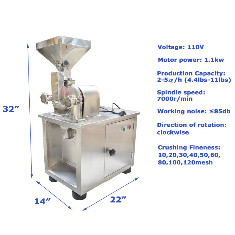 110V 1100W Universal Pulverizer