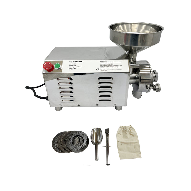 110V Electric Flour Mill For Cereals