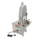 Machine de découpe d'os électrique commerciale Coupe-viande congelée Trancheuse à viande Bande de scie à os avec tuyau de nettoyage et lame de scie 110 V 1500 W