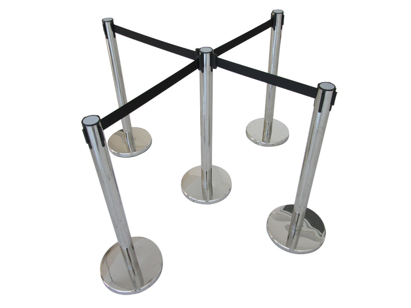 6 Pcs Stainless Steel Stanchions