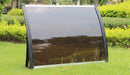 Polycarbonate Awning Dark Brown