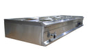 10 casseroles Bouilloire Bain-Marie Buffet Chauffe-plats Vapeur Table 71 × 26 × 11 pouces 1800W 