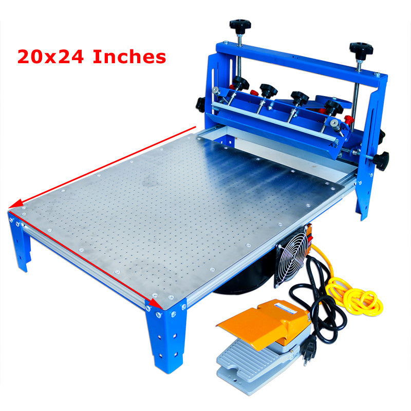 3 Directions Micro-adjustable Vacuum Screen Printer