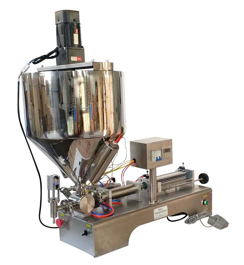 110V Paste Liquid Filling Machine Heating Stirring 30-300ml
