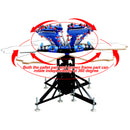 Imprimante réglable d'écran de presse de chemise de machine d'impression d'écran de station de la couleur 6 6 