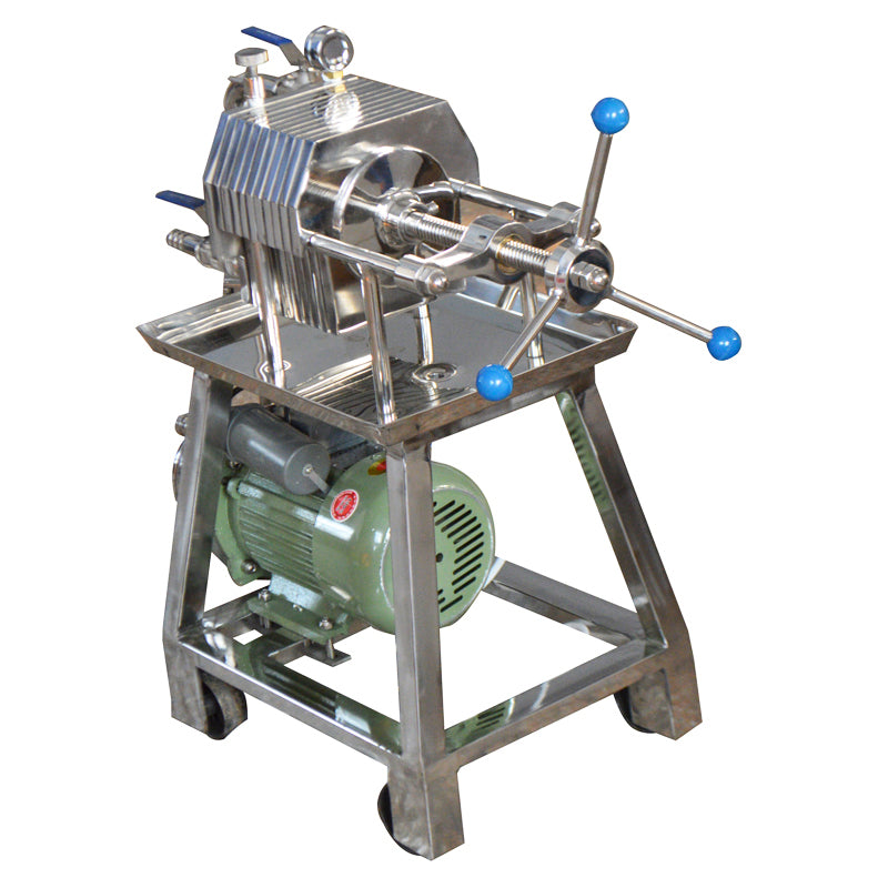 FT-150 acier inoxydable plaque cadre filtre presse laitier Machine laboratoire Filtration équipement 220V 
