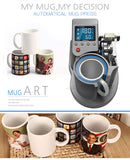 11 oz Pneumatique Tasse Presse À Chaleur Machine Sublimation Tasse Tasse DIY Images Transfert