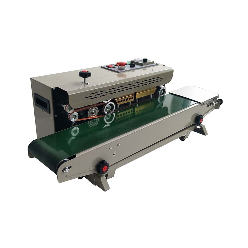 FR-880 Continu Auto Sealing Machine Sealer Horizontal PVC Membrane Bag Film Plastic Bag 110V 