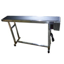 110V Power Slider Bed Convoyeur à courroie en PVC sans garde-corps 59 "x 7.8" Nouvelle arrivée Meilleur prix (