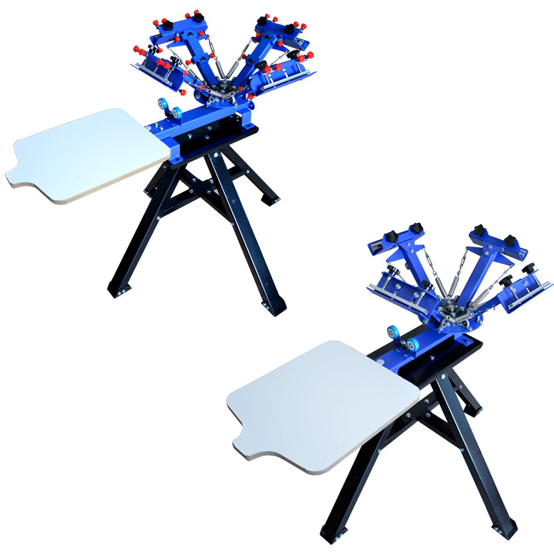 Universal Stander for 4 Color 1 Station Screen Printer