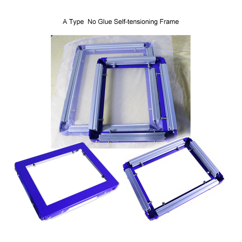 A Type No Glue Self-tensioning Frame