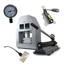 110V 4.7 "x4.7" 20T presse à colophane hydraulique double élément transfert de presse chauffante 