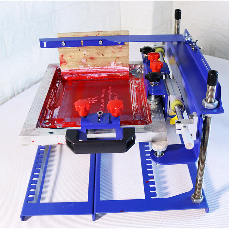 Model-A 170mm Diameter Curved Screen Printing Machine