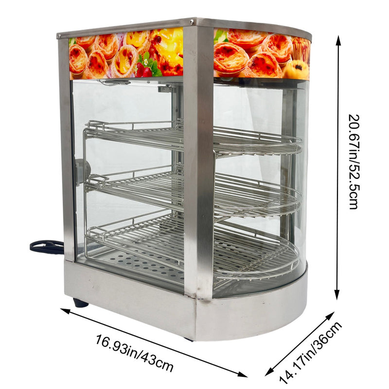 110V Food Pizza Display Warmer